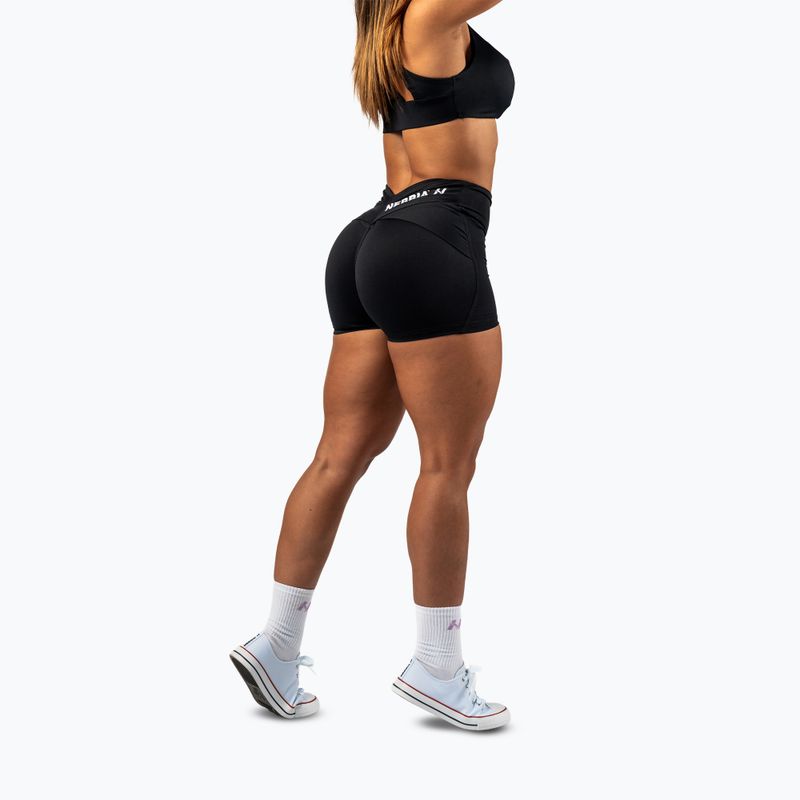 Dámské tréninkové šortky NEBBIA Strong Beauty black 2