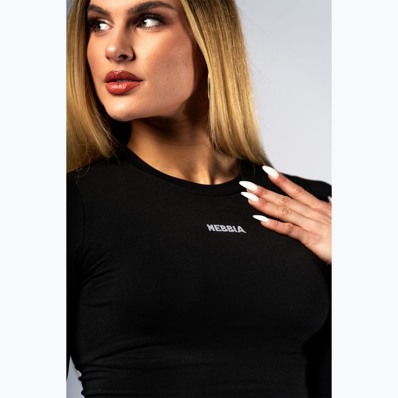 Dámské tréninkové tričko Longsleeve NEBBIA Power black 5