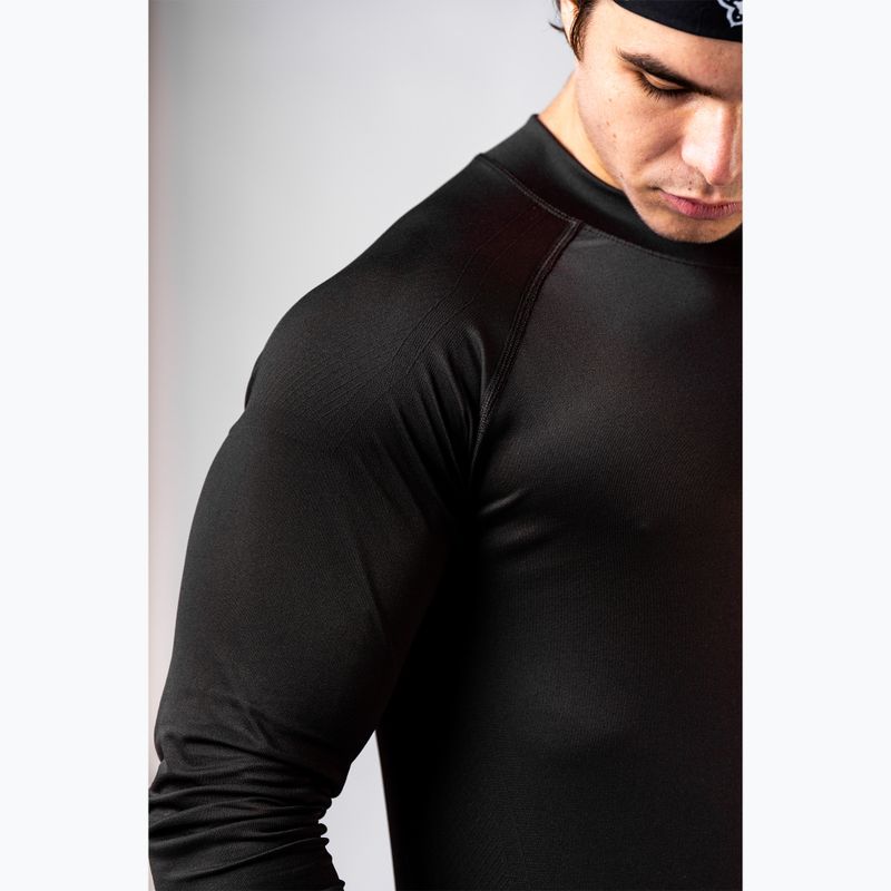 Pánské tréninkové tričko Longsleeve NEBBIA Power black 5