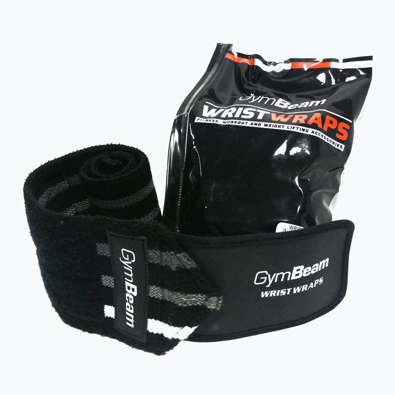 Bandáže na zápěstí GymBeam black 2