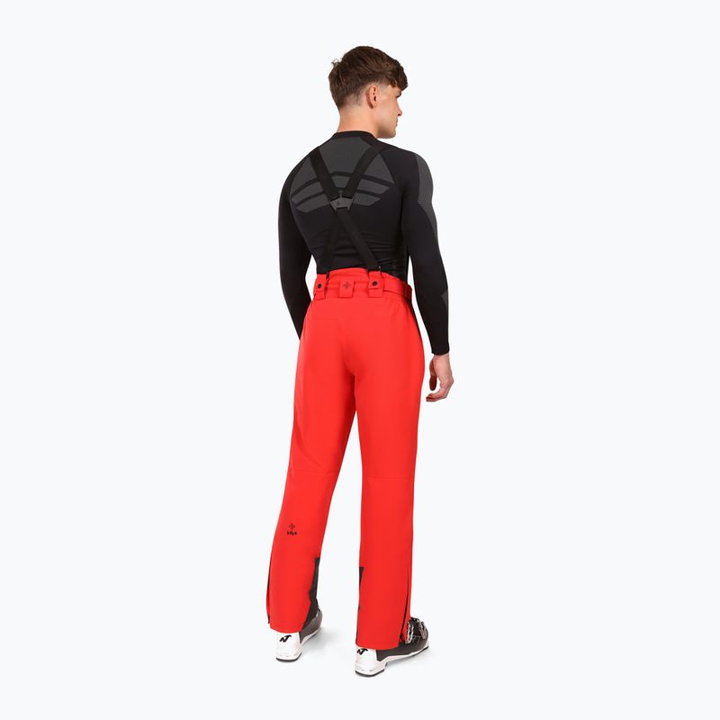 Pánské lyžařské kalhoty Kilpi Mimas red 2