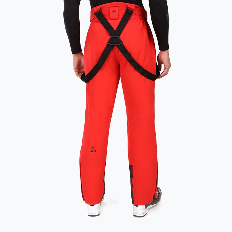 Pánské lyžařské kalhoty Kilpi Mimas red 3