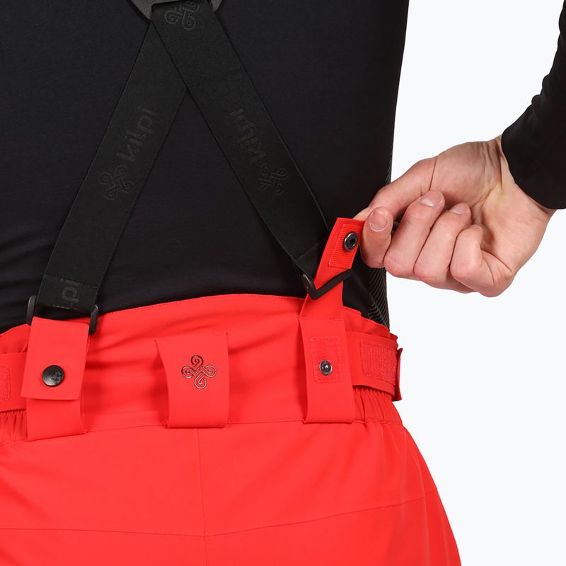 Pánské lyžařské kalhoty Kilpi Mimas red 6