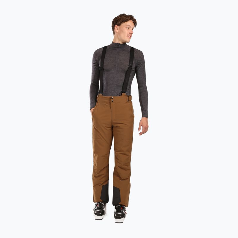 Pánské lyžařské kalhoty Kilpi Mimas brown 2
