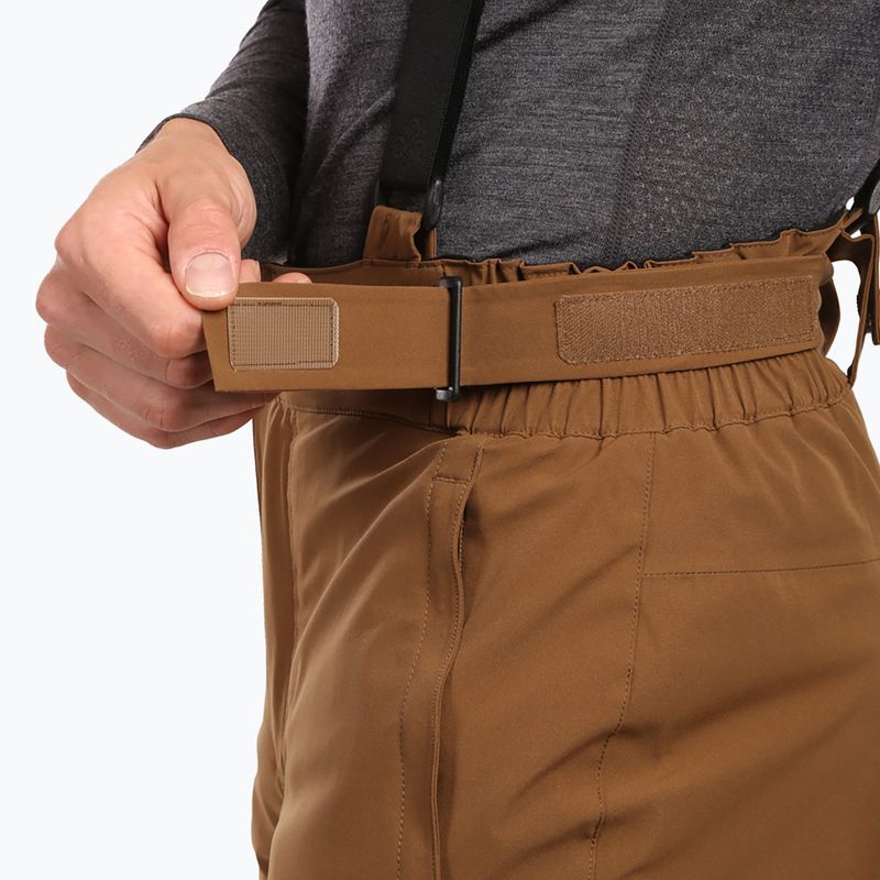 Pánské lyžařské kalhoty Kilpi Mimas brown 4