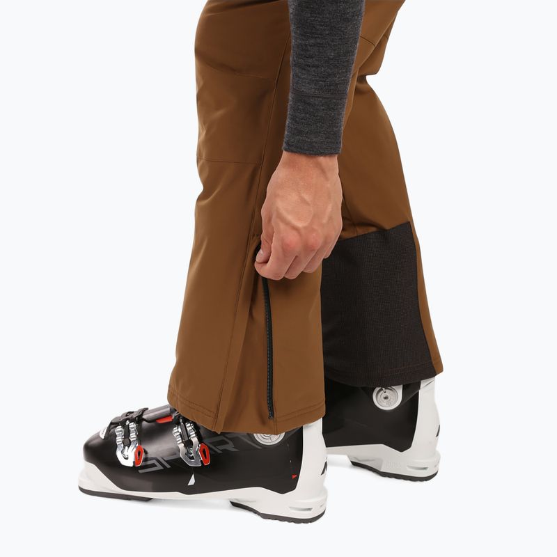 Pánské lyžařské kalhoty Kilpi Mimas brown 5