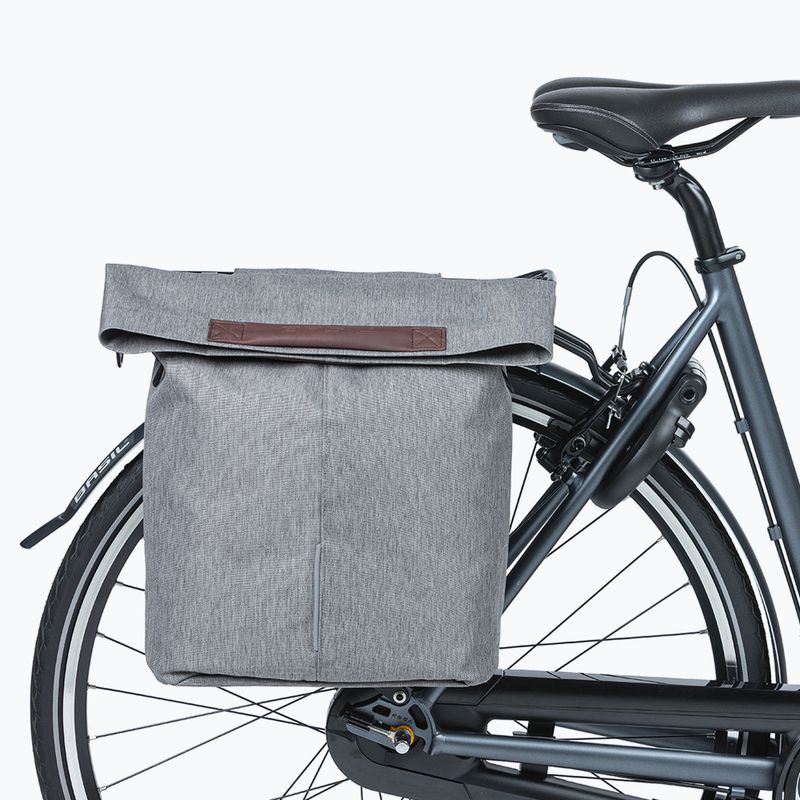 Cyklistická brašna Basil City Shopper 16 l grey melee 6