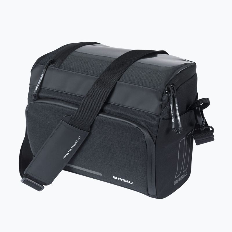 Basil Move Brašna na řídítka + adaptérová deska KF 7-8 l black 3
