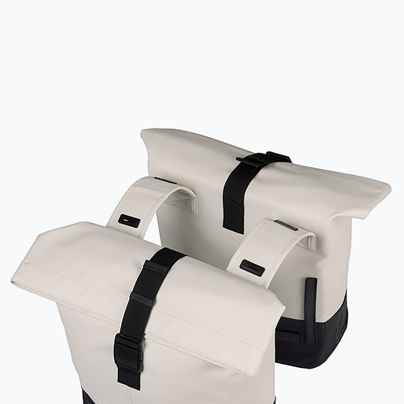 Cyklistická brašna Basil Cove Double Pannier Bag 32 l off white/black 3