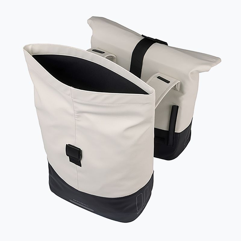 Cyklistická brašna Basil Cove Double Pannier Bag 32 l off white/black 5