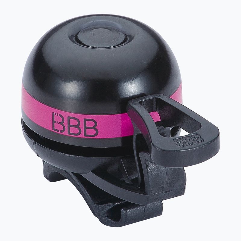 Zvonek na kolo BBB Cycling EasyFit Deluxe pink 3