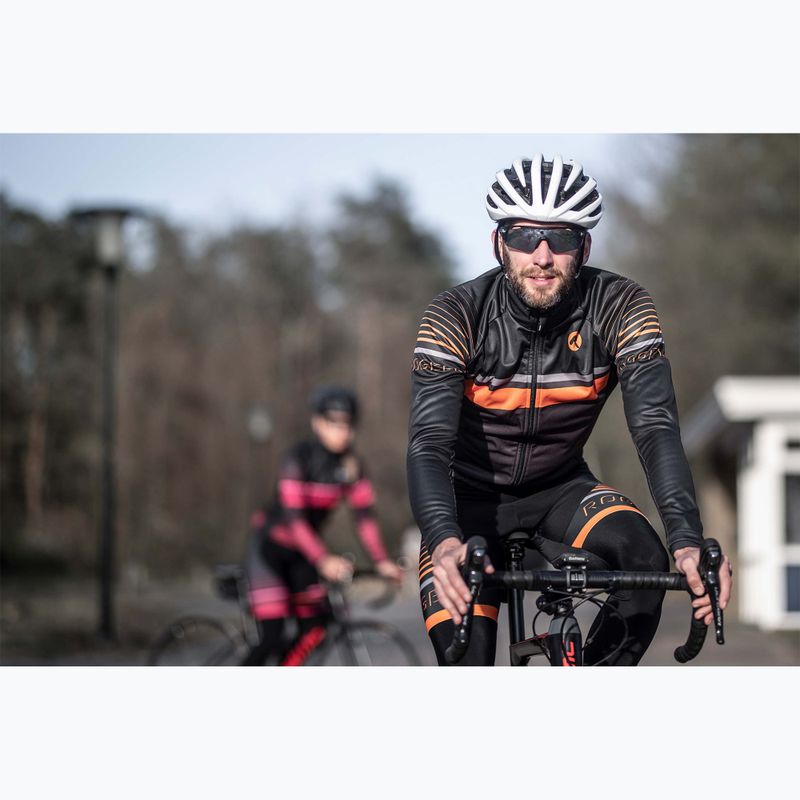Cyklistická přilba Rogelli Tecta white/black 17