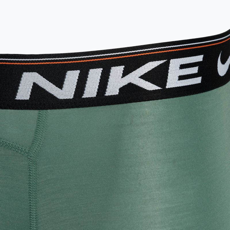 Pánské boxerky Nike Dri-FIT Ultra Comfort Trunk 3 páry tyrkysová/černá/oranžová 6