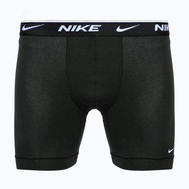 Pánské boxerky Nike Everyday Cotton Stretch 3 páry black/gold/black 2