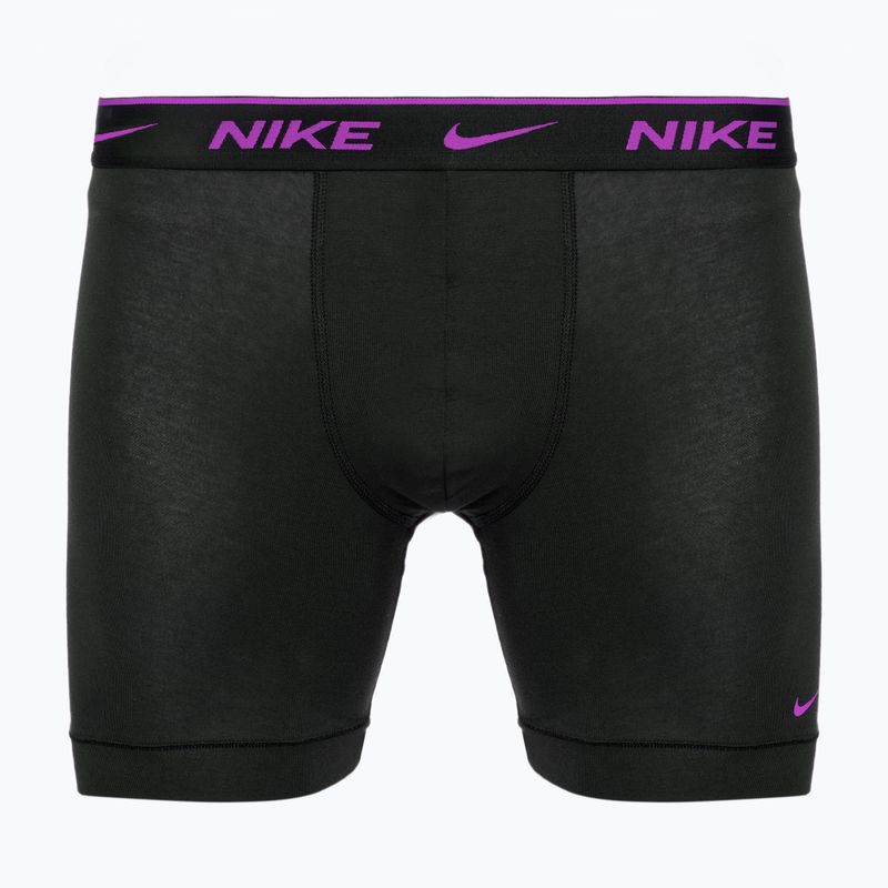Pánské boxerky Nike Everyday Cotton Stretch 3 páry black/gold/black 3