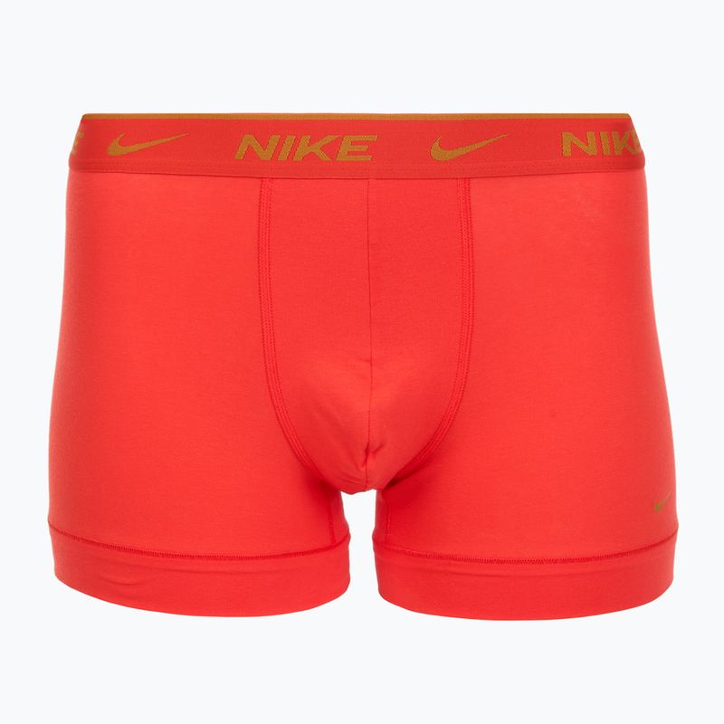 Pánské boxerky Nike Everyday Cotton Stretch Trunk 3 páry light crimson/midnight navy/black 2