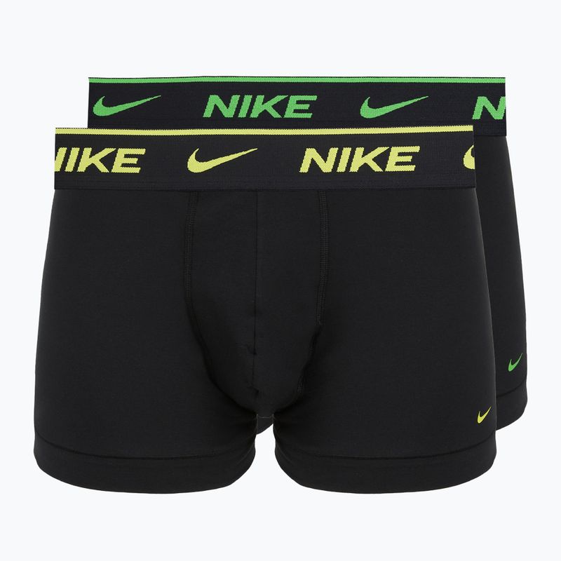 Pánské boxerky Nike Essential Cotton Stretch 2 pairs black pepper