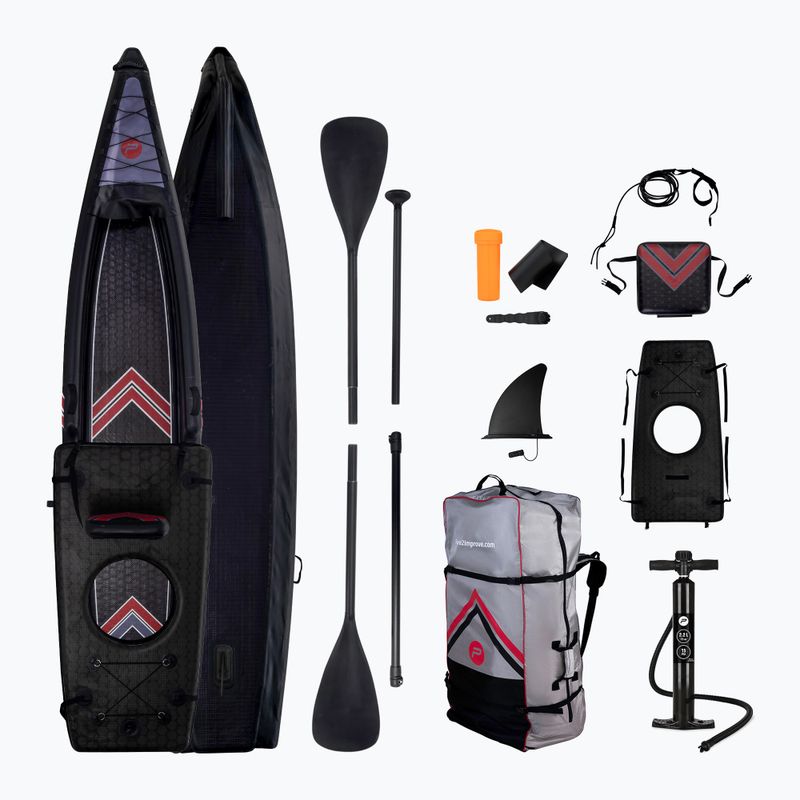 Kajak/SUP hybrid pro 1 osobu Pure4Fun Dual Purpose černý P4F160040 25
