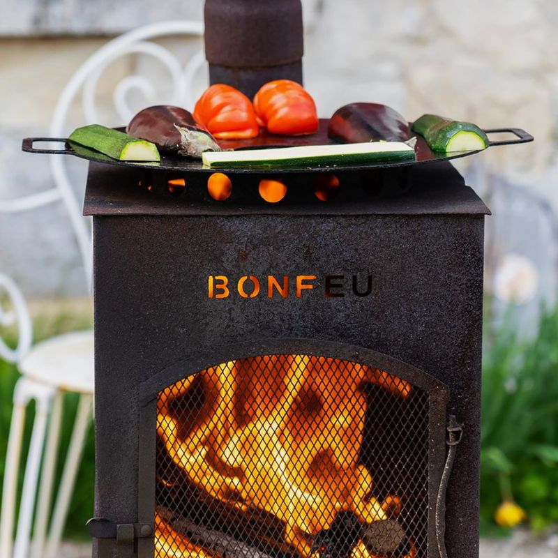 Zahradní krb BonFeu BonCarré black 9