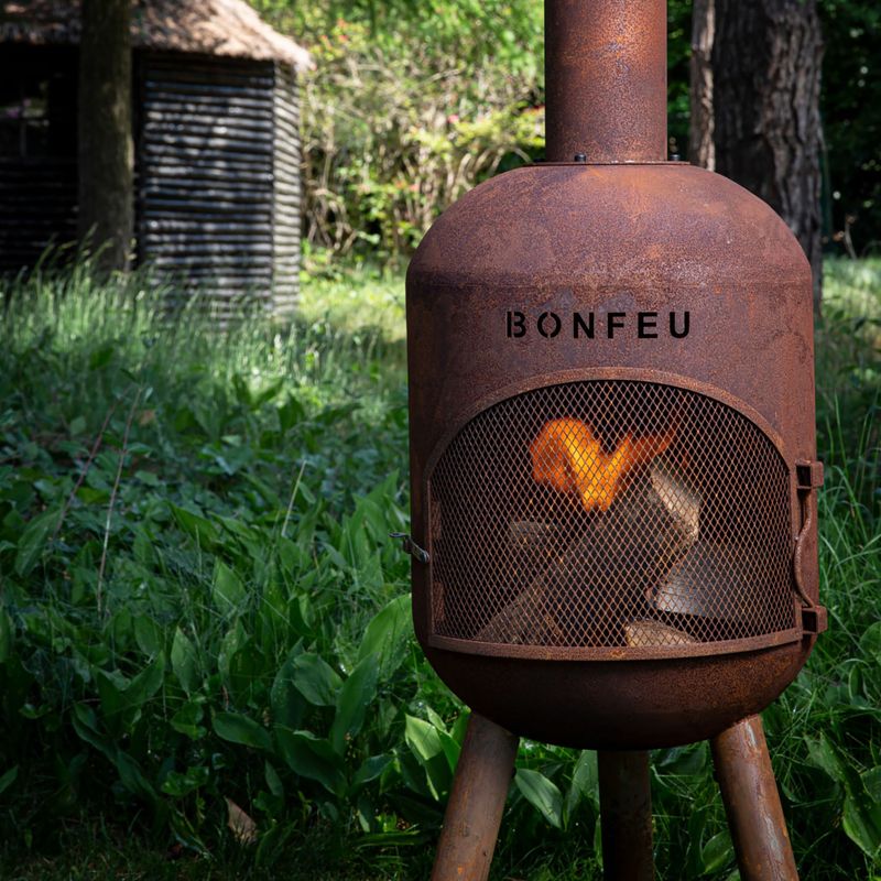 Zahradní krb BonFeu Bonsolo corten 9
