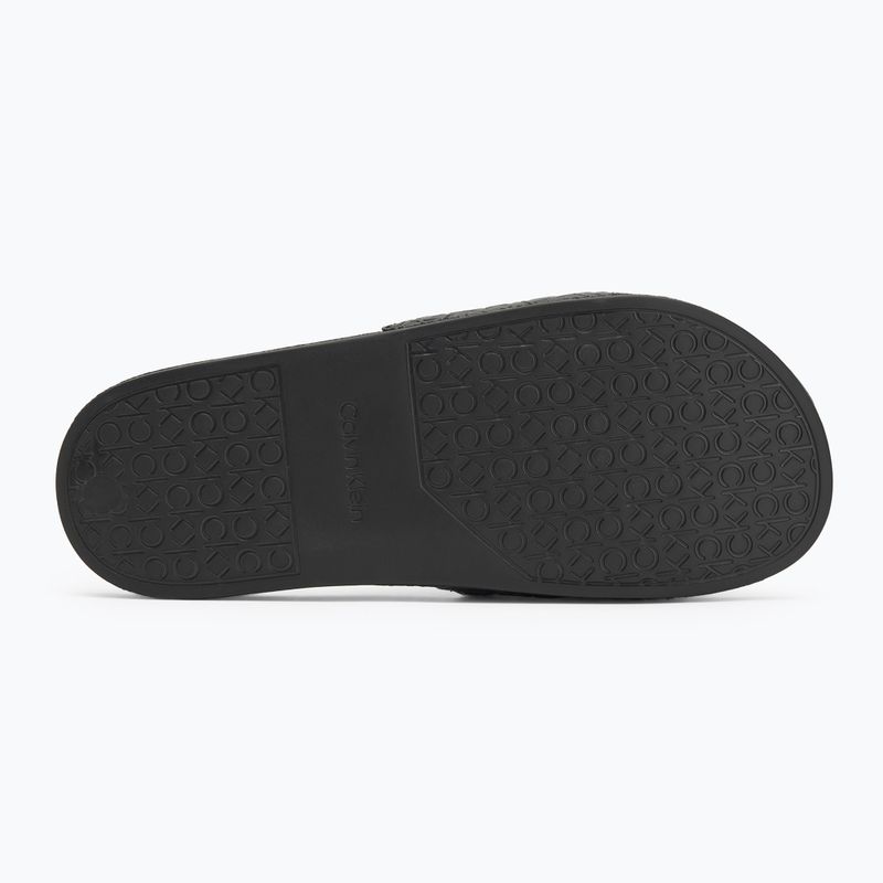 Nazouváky Calvin Klein Dámské HW0HW02541 Pool Slide Mono Ck Black 4