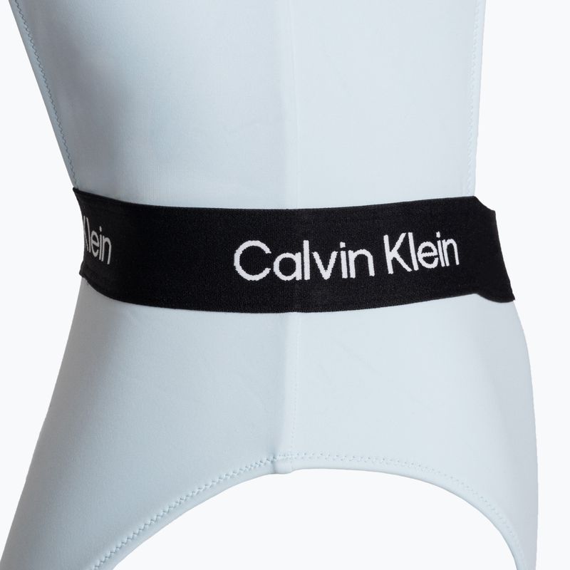 Dámské jednodílné plavky Calvin Klein Cut Out One Piece-Rp blue 3