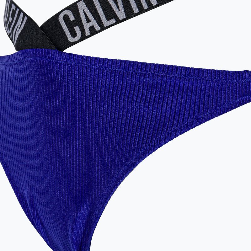 Spodní díl plavek  Calvin Klein High Leg Cheeky Bikini midnight lagoon 3
