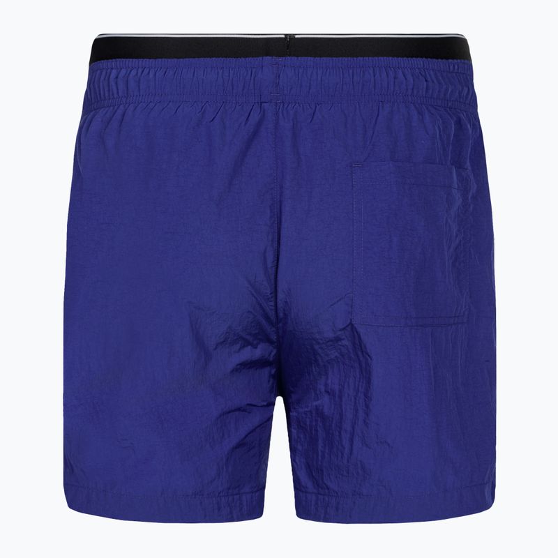 Pánské plavecké šortky Calvin Klein Medium Double WB midnight lagoon 2