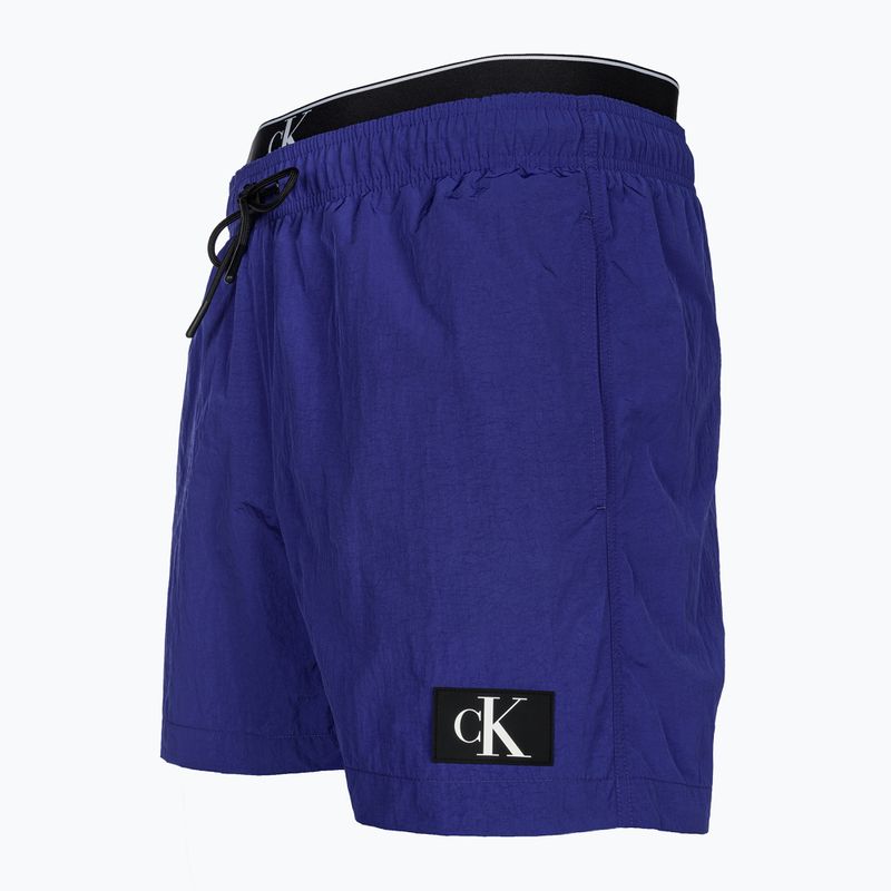 Pánské plavecké šortky Calvin Klein Medium Double WB midnight lagoon 3