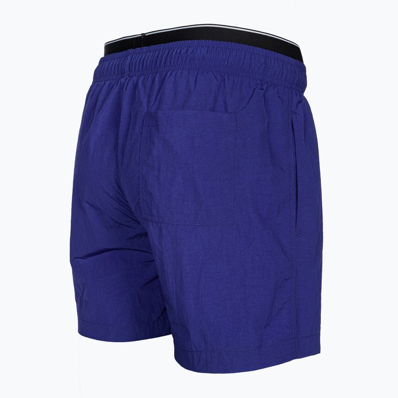 Pánské plavecké šortky Calvin Klein Medium Double WB midnight lagoon 4
