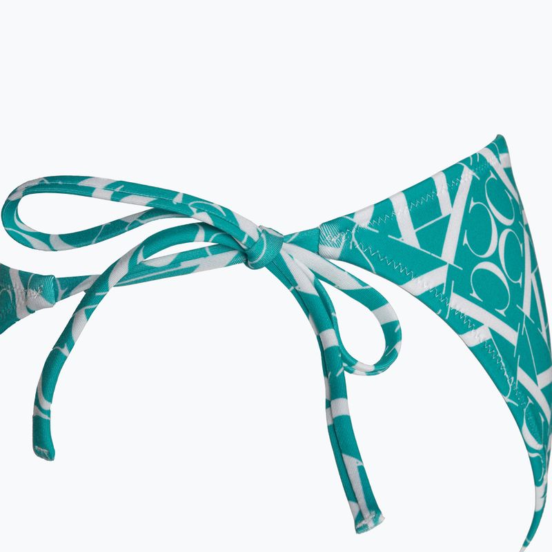 Spodní díl plavek  Calvin Klein String Side Tie Print monogram blue 3