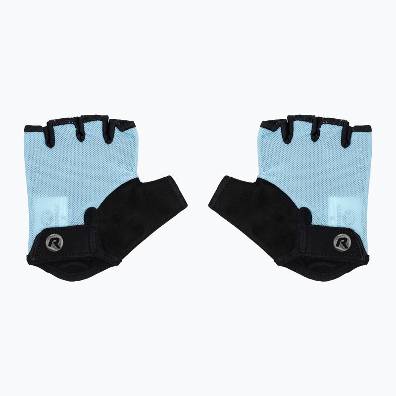 Dámské cyklistické rukavice Rogelli Core light blue 4