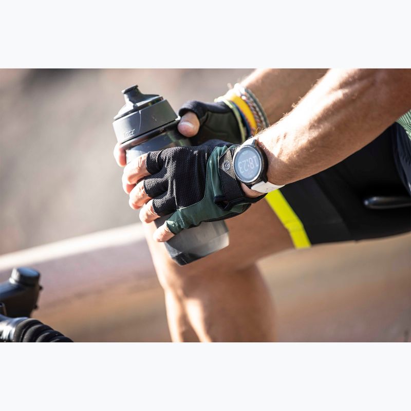 Pánské cyklistické rukavice Rogelli Essential black/green 11
