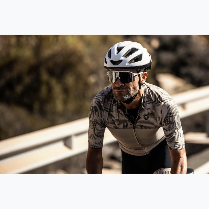 Sluneční brýle Rogelli Ventro Polarized white/taupe/brown platinum revo 7