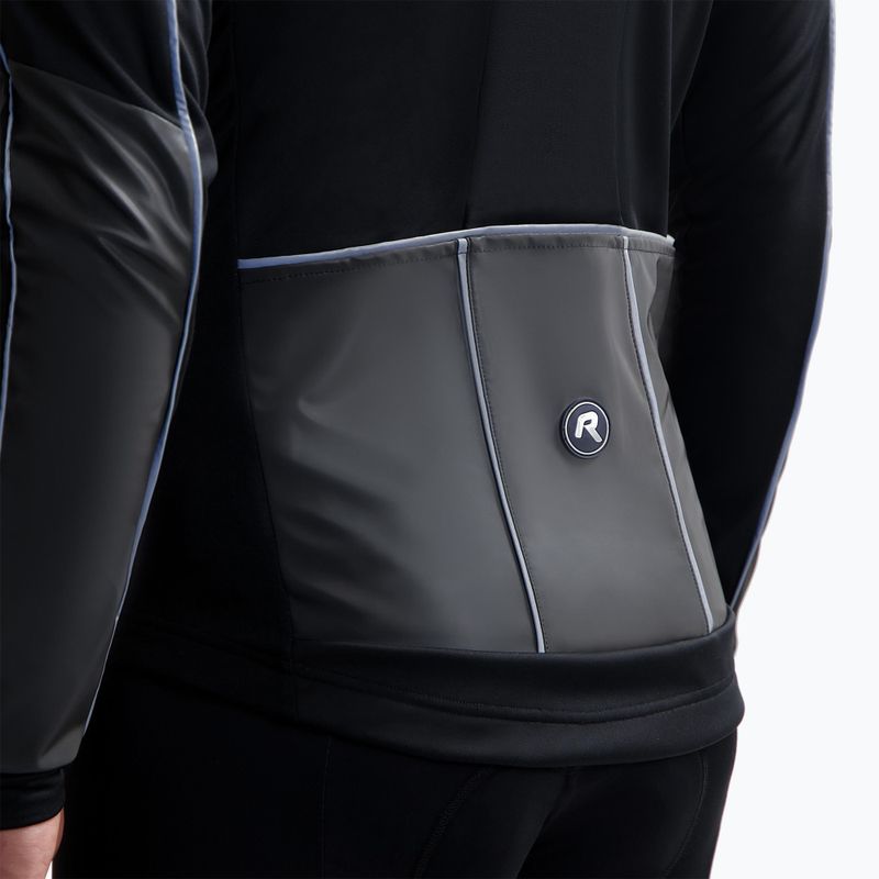 Pánská cyklistická bunda Rogelli Essential Winter Hi Vis black 4