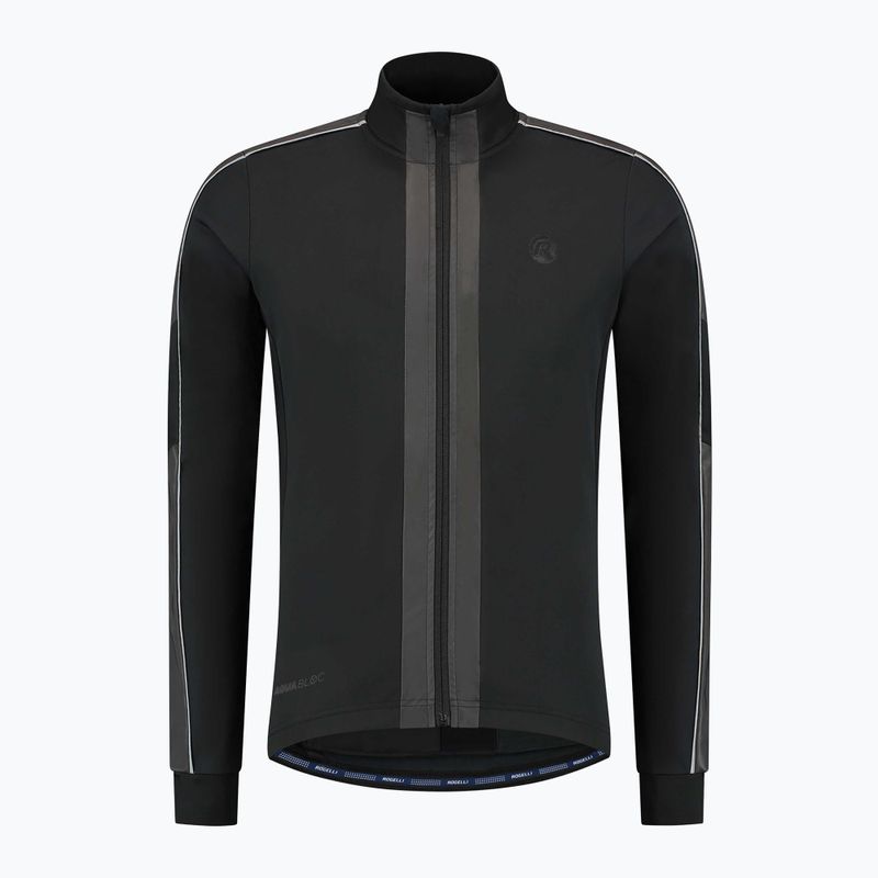 Pánská cyklistická bunda Rogelli Essential Winter Hi Vis black 5