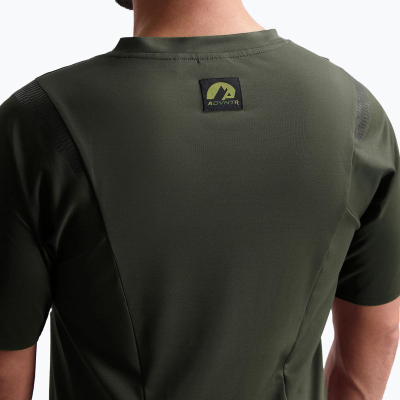 Pánský cyklistický dres  Rogelli Advntr Distance green/black 3