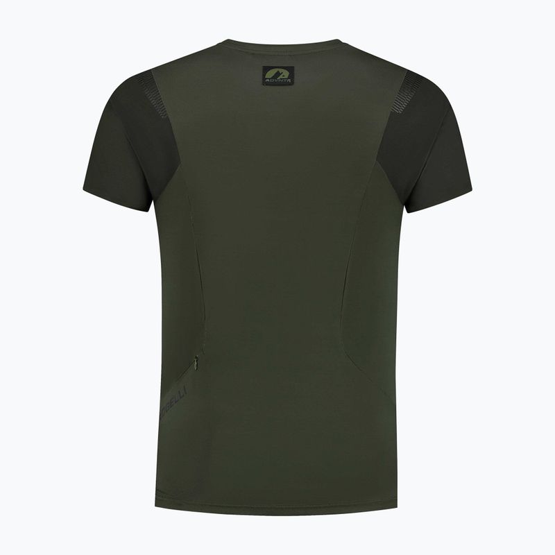 Pánský cyklistický dres  Rogelli Advntr Distance green/black 5