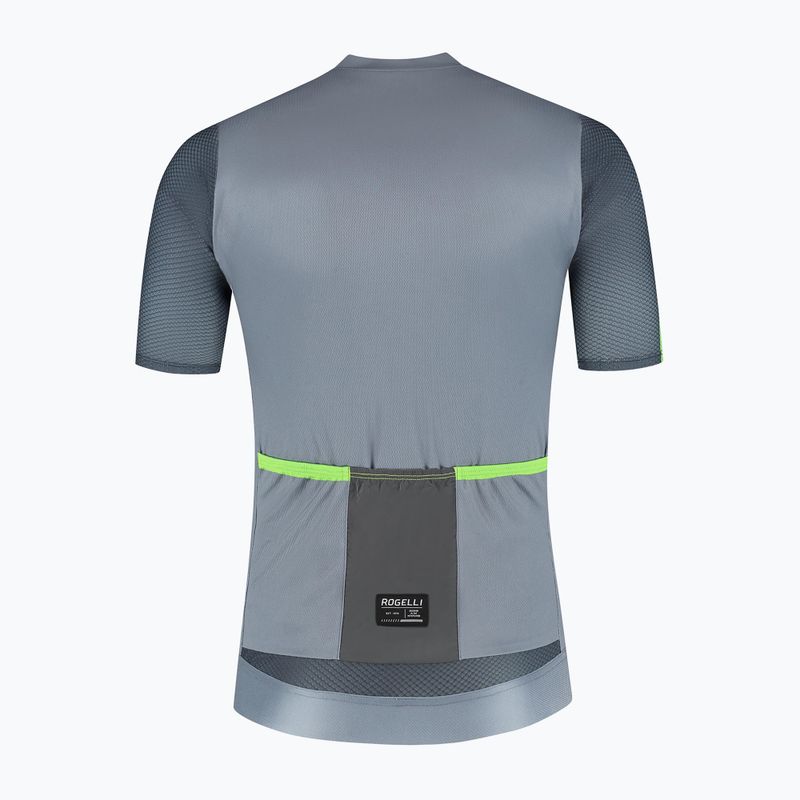 Pánský cyklistický dres Rogelli Fast purple / green 8