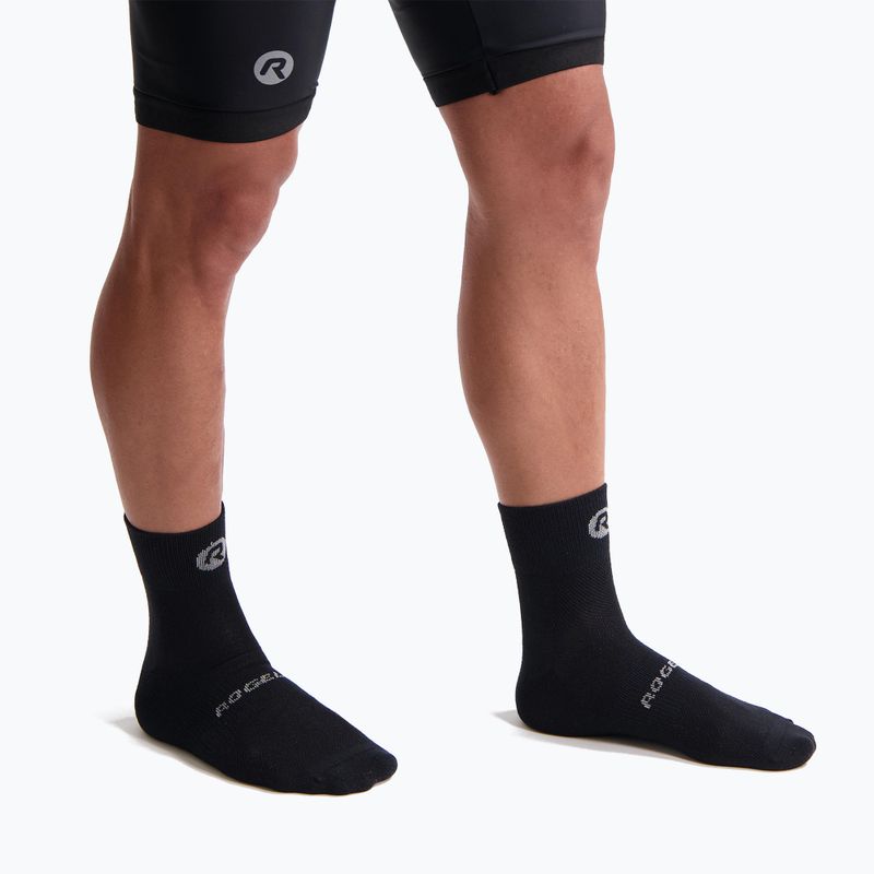 Ponožky Rogelli Core Combi ponožky 3 páry black/white/army green 7