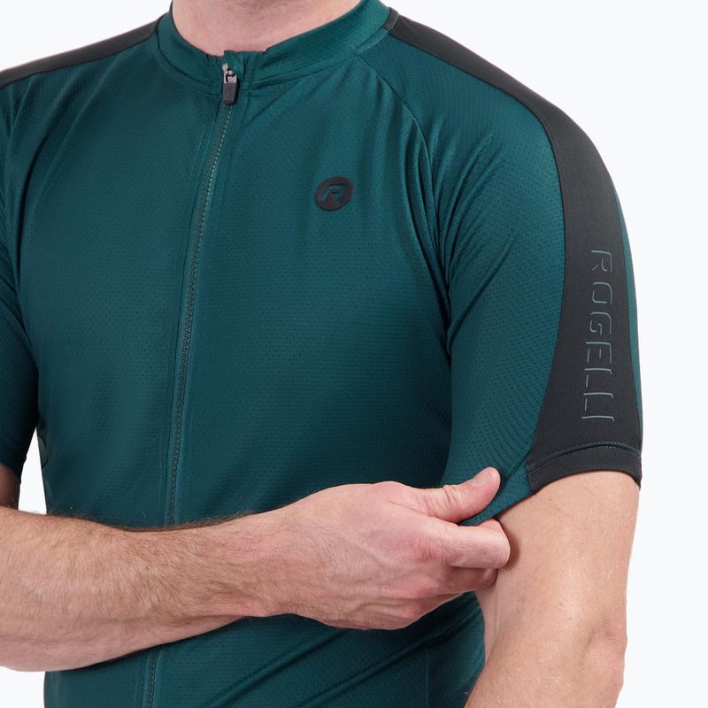 Pánský cyklistický dres Rogelli Explore deep teal 3
