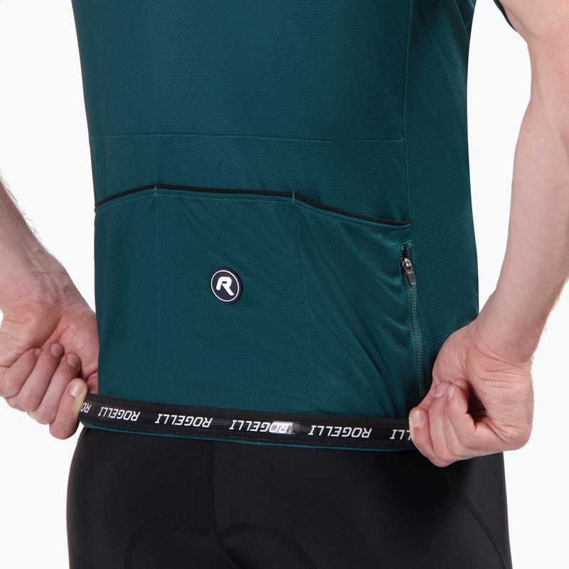 Pánský cyklistický dres Rogelli Explore deep teal 4