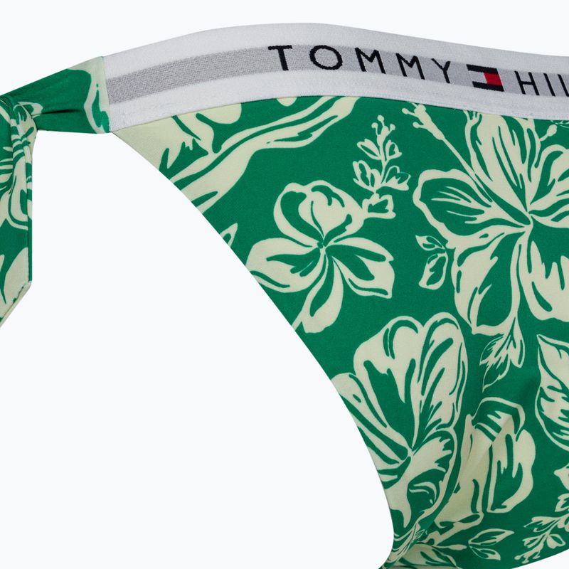 Spodní díl plavek Tommy Hilfiger Cheeky Side Tie Bikini Print vintage tropical olympic green 3