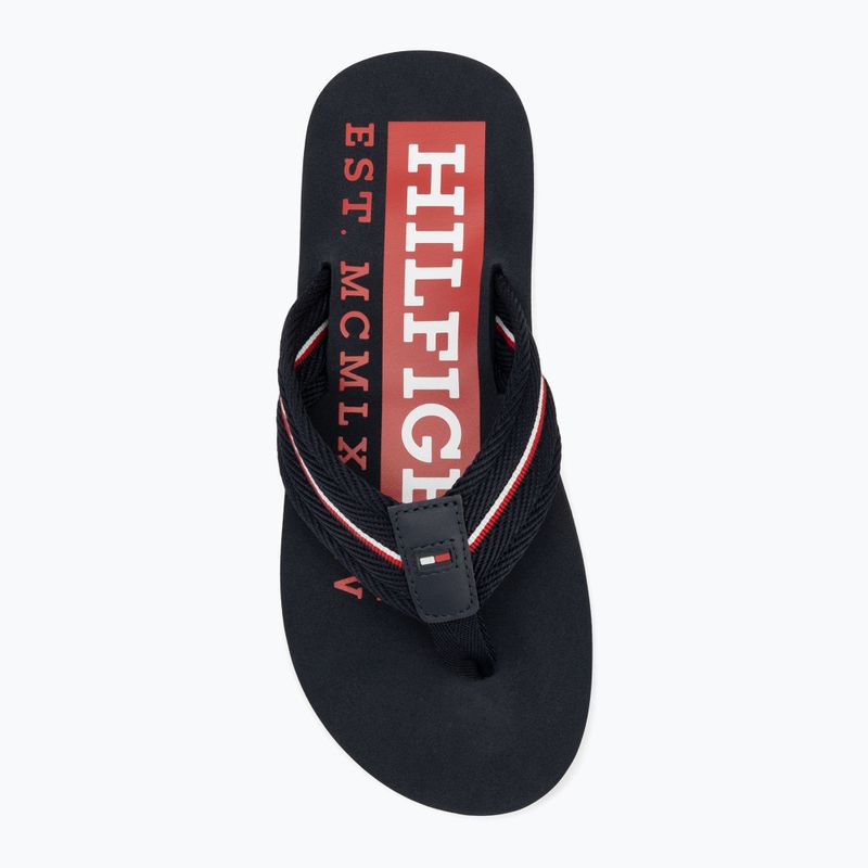 Pánské žabky Tommy Hilfiger Corporate Beach Sandal desert sky 5