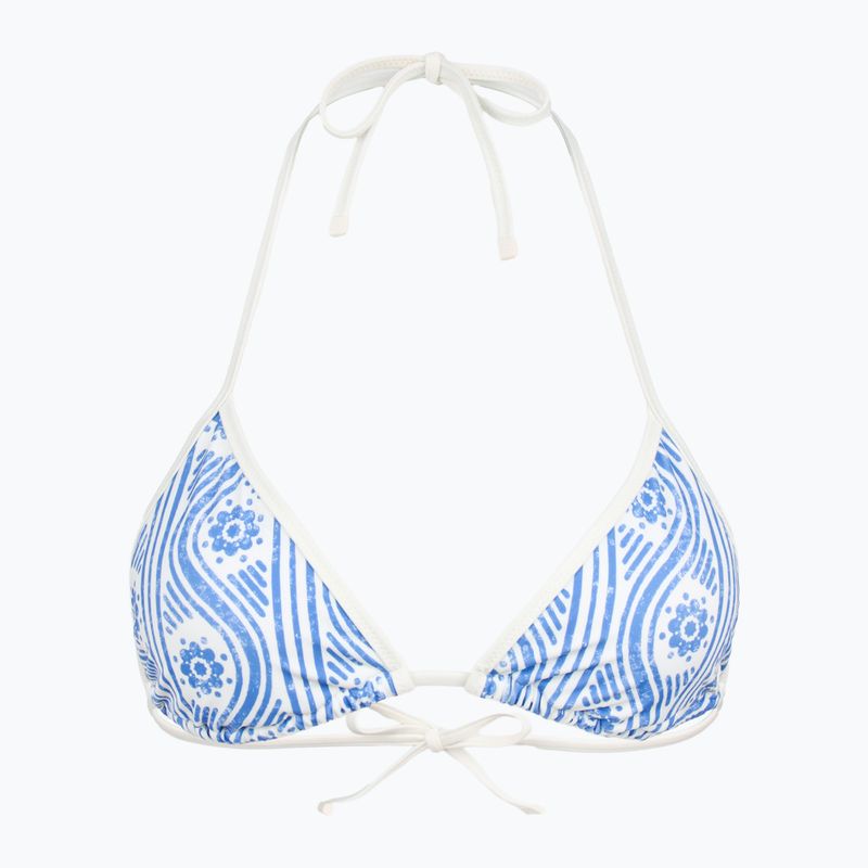 Horní díl plavek Tommy Hilfiger Triangle Rp Print floral stripe blue spell
