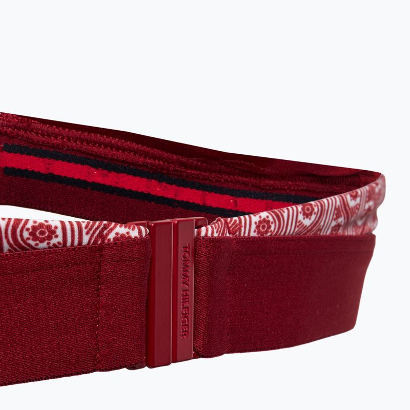 Horní díl plavek Tommy Hilfiger Halter Rp Print floral stripe regatta red 4