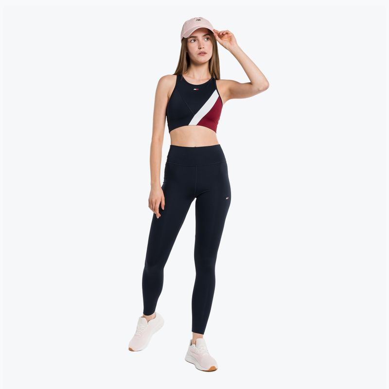 Fitness podprsenka Tommy Hilfiger Mid Intensity Rwb Colour-Block blue 2