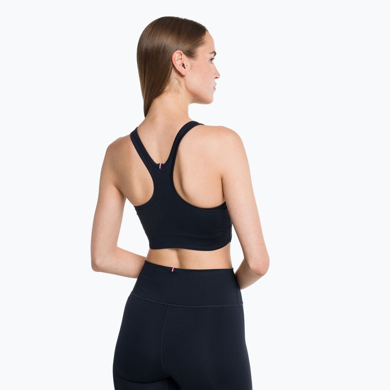 Fitness podprsenka Tommy Hilfiger Mid Intensity Rwb Colour-Block blue 3