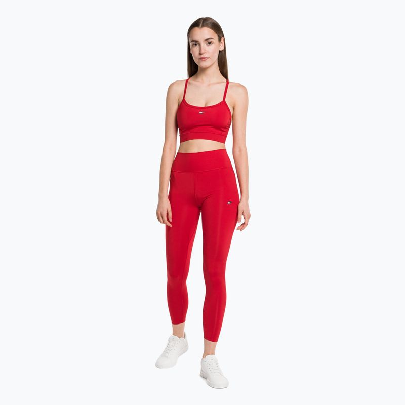 Tommy Hilfiger Essentials Low Int fitness podprsenka červená 2