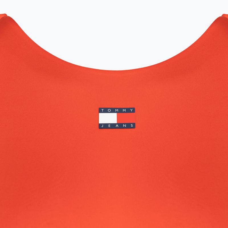 Dámské jednodílné plavky  Tommy Jeans Cut Out One Piece hot heat 3